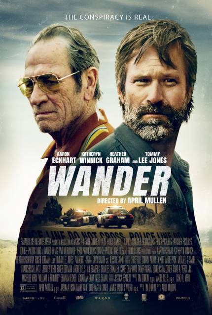 WANDER: Digital Code Giveaway For Thriller Starring Aaron Eckhart, Tommy Lee Jones and Heather Graham